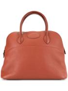 Hermès Vintage Bolide 35 Traurillon Clemence Hand Bag - Brown