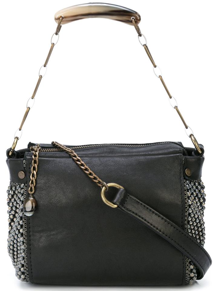 Laura B Bauletto Shoulder Bag - Black