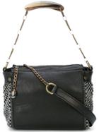 Laura B Bauletto Shoulder Bag - Black