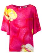 Isolda Silk Floral Print Blouse