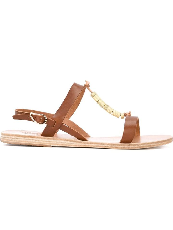 Ancient Greek Sandals 'doriki' Sandals - Brown