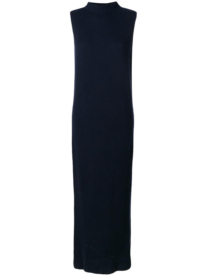 N.peal Sleeveless Maxi Sweater Dress - Blue