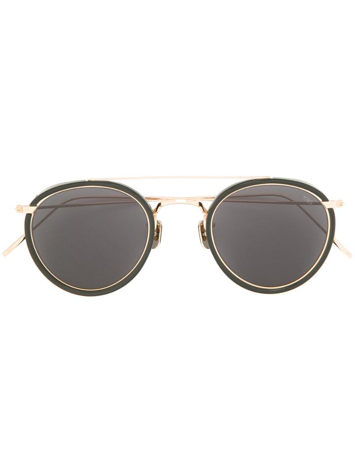 Eyevan7285 Round Frame Sunglasses - Black