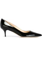 Jimmy Choo Aza Pumps, Women's, Size: 39.5, Black, Calf Leather/leather