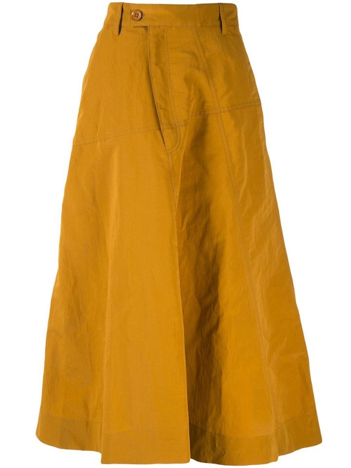 Christian Wijnants Saiba Midi Skirt - Brown