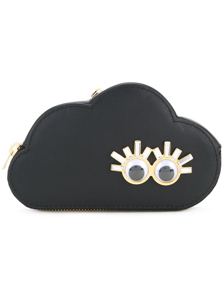 Sophie Hulme Cloud Coin Purse - Black