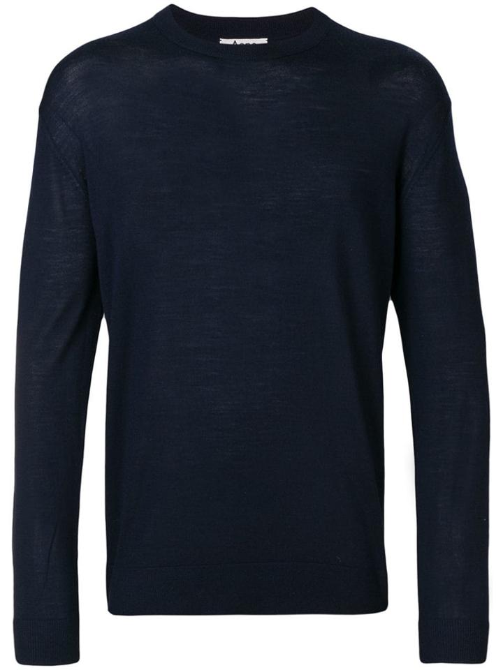 Acne Studios Bird Crew Neck Sweater - Blue