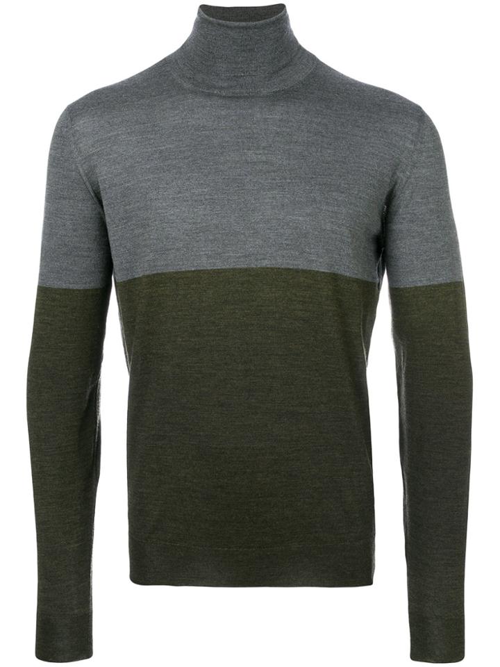 Drumohr Contrast Jumper - Grey