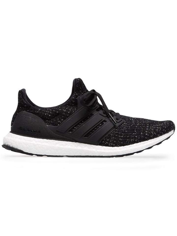 Adidas Black And White Ultraboost Low Top Sneakers