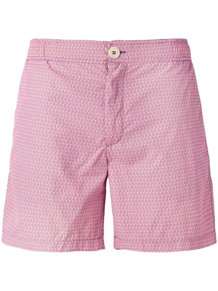 Fashion Clinic Timeless Micro Print Swim Shorts - Multicolour