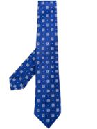 Kiton Printed Tie - Blue