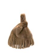 Simonetta Ravizza Furrissima Fringe Tote Bag - Brown