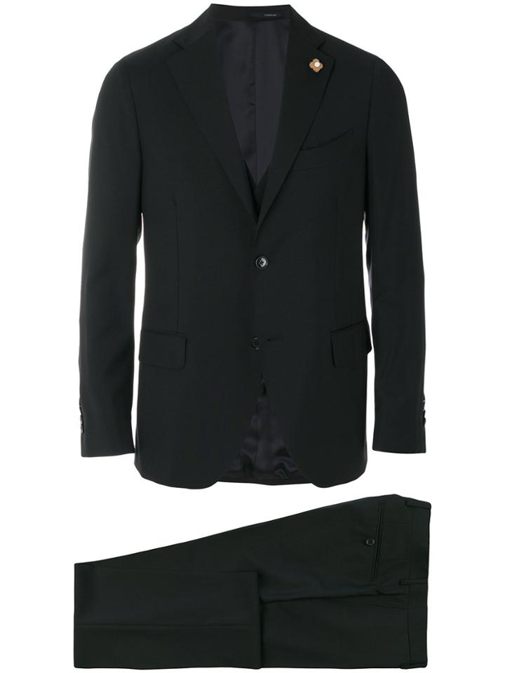 Lardini Slim Single Breasted Suit - Blue