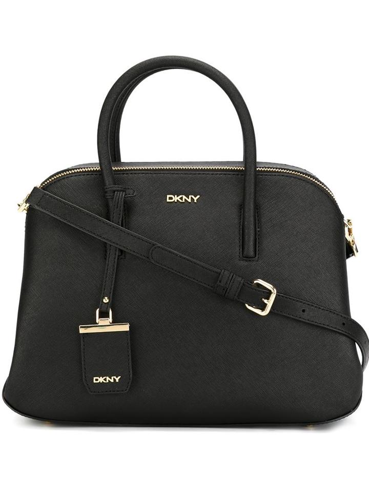 Dkny Saffiano City Zip Tote, Women's, Black, Leather