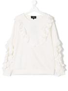 Little Remix Sadie Ruffled Sweater - White