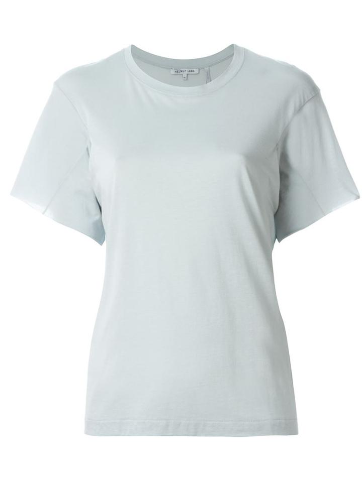 Helmut Lang Round Neck T-shirt, Women's, Size: M, Grey, Cotton/modal