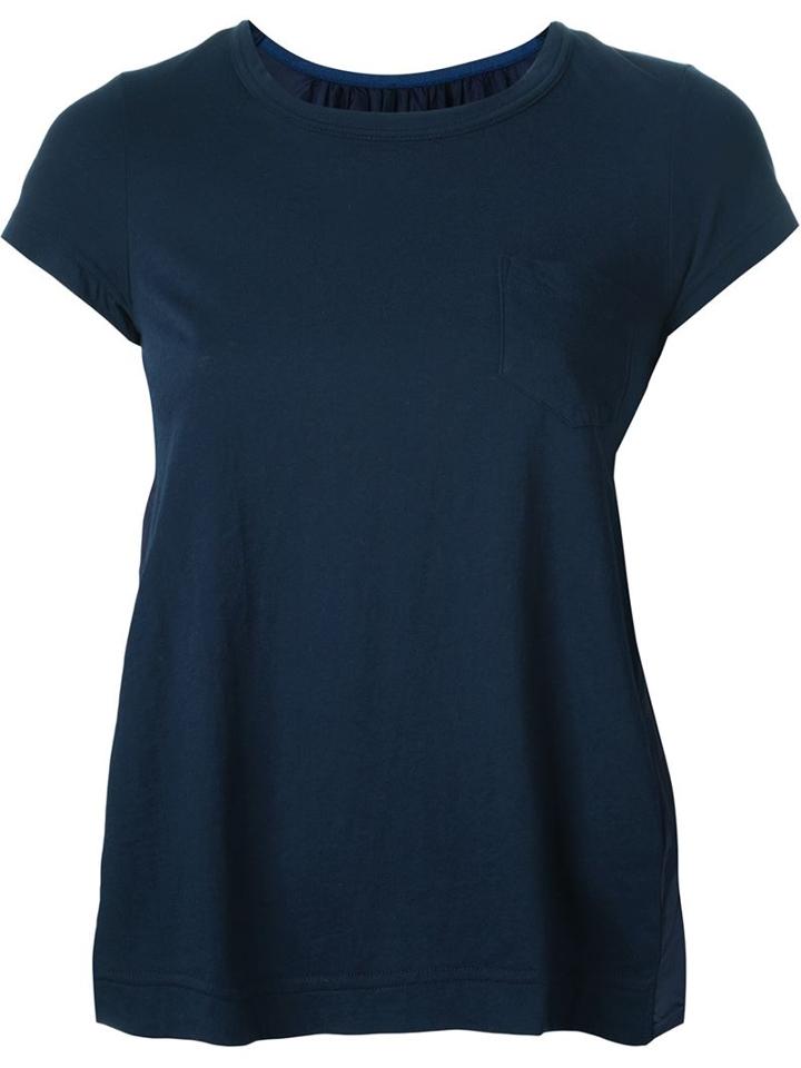 Sacai Contrast Back Top
