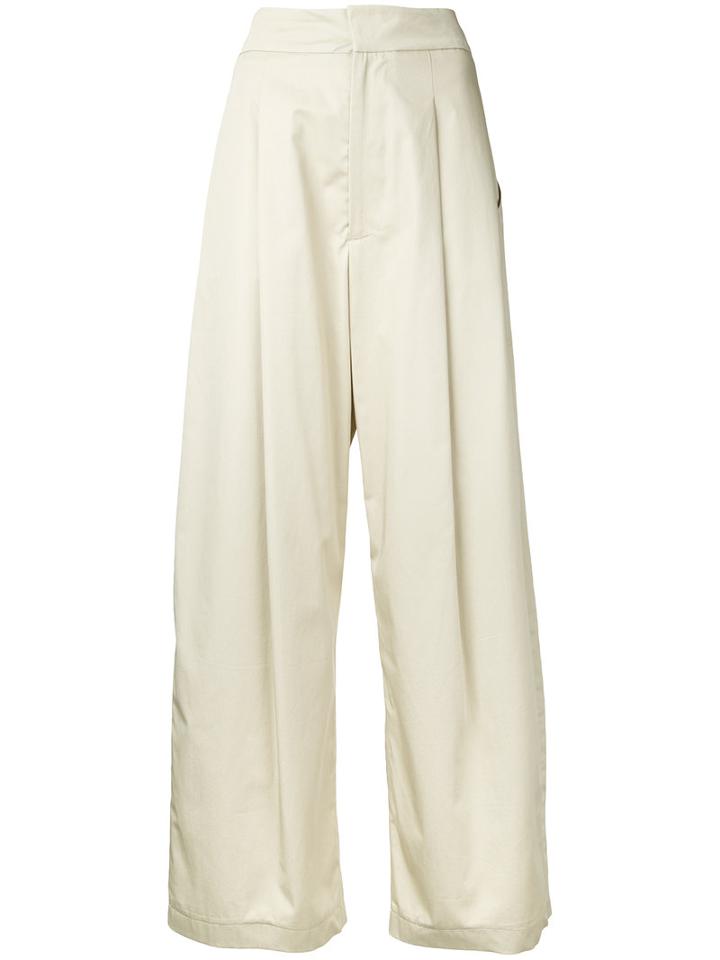 Studio Nicholson Cosimo Trousers, Women's, Size: 1, Nude/neutrals, Cotton