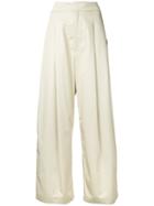 Studio Nicholson Cosimo Trousers, Women's, Size: 1, Nude/neutrals, Cotton