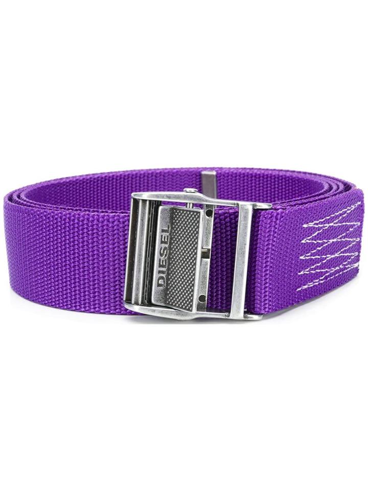 Diesel Logo Belt - Purple