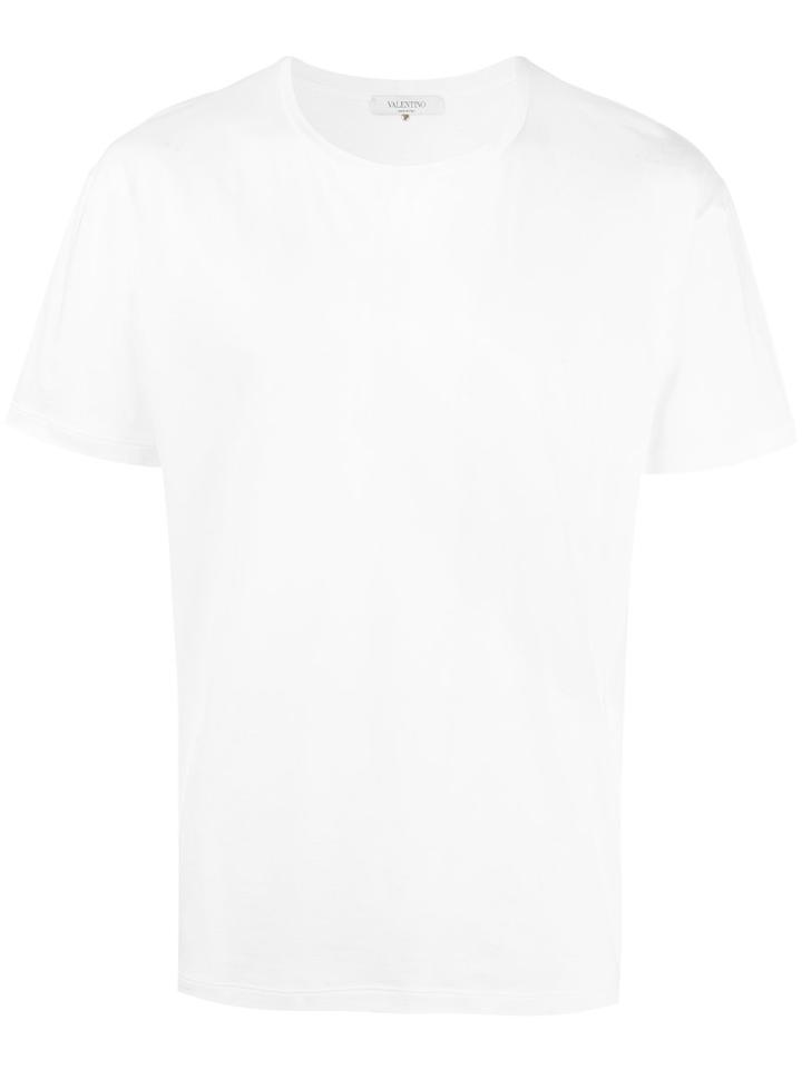 Valentino Rocksud T-shirt, Men's, Size: Large, White, Cotton