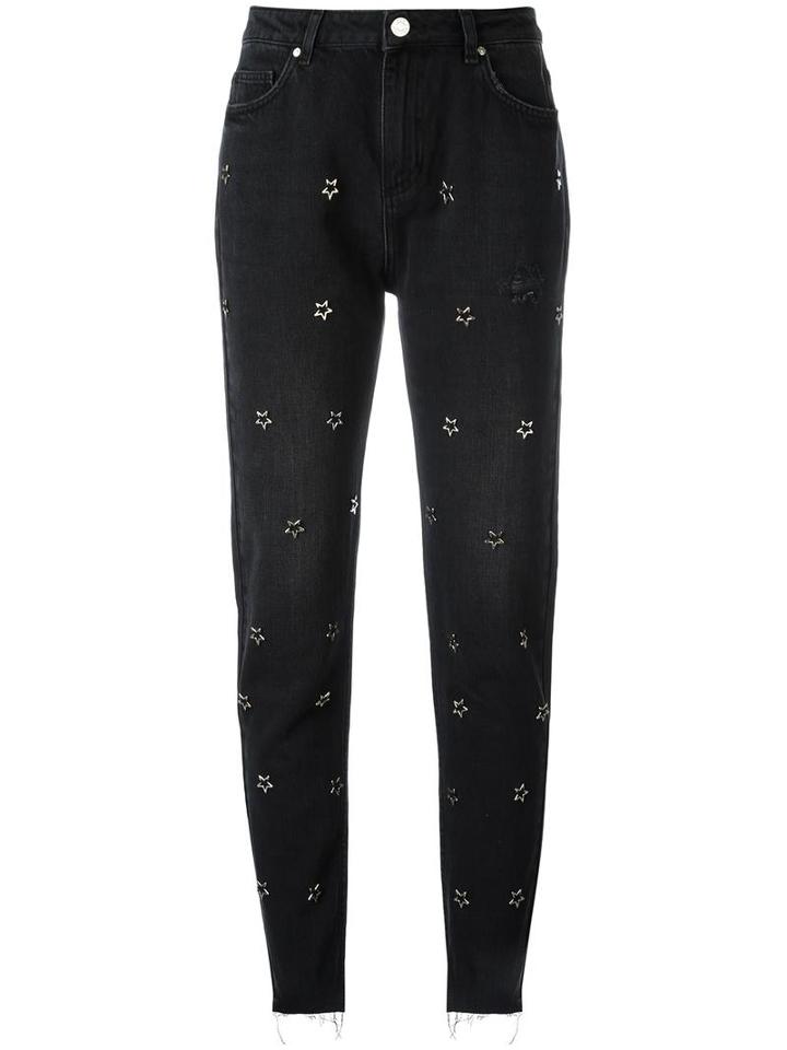 Zoe Karssen Janis Boyfriend Jeans, Women's, Size: Xxs, Black, Cotton