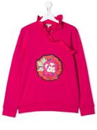 Kenzo Kids Flower Ruffled Jumper - Pink