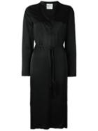 Forte Forte Belted Shift Dress, Women's, Size: Ii, Black, Cupro/viscose