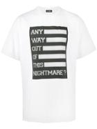 Raf Simons Any Way Out Print T-shirt - White