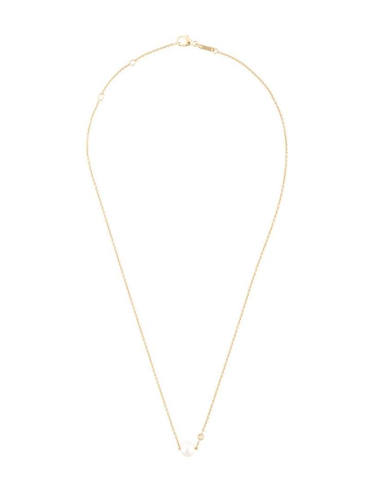 Rosa De La Cruz Diamond And Pearl Necklace, Women's, Metallic