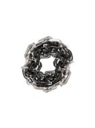Maison Margiela Double Chain Link Ring - Black