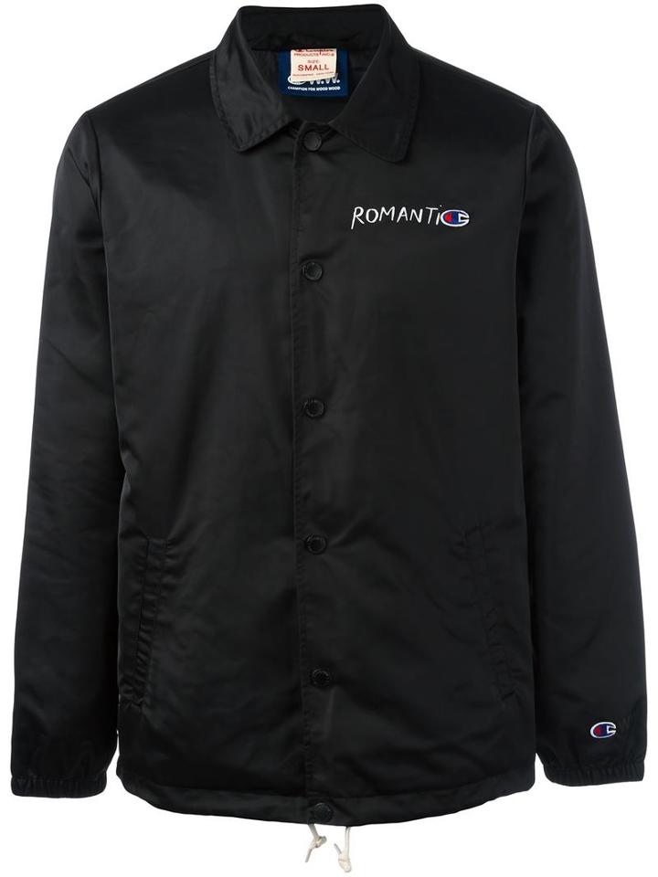 Champion Champion X Wood Wood Jacket, Adult Unisex, Size: Medium, Black, Polyester