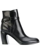 Ann Demeulemeester Buckle Ankle Boots - Black