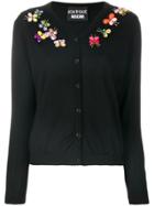 Boutique Moschino Butterfly Embellished Cardigan - Black