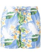 Mc2 Saint Barth - Floral Print Swim Shorts - Men - Polyamide/polyester/spandex/elastane - S, Polyamide/polyester/spandex/elastane