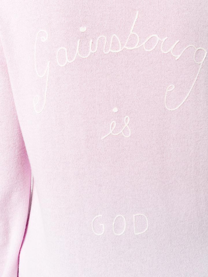 Bella Freud Je T'aime Jane Jumper, Women's, Size: Xs, Pink/purple, Cashmere