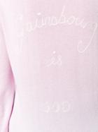 Bella Freud Je T'aime Jane Jumper, Women's, Size: Xs, Pink/purple, Cashmere