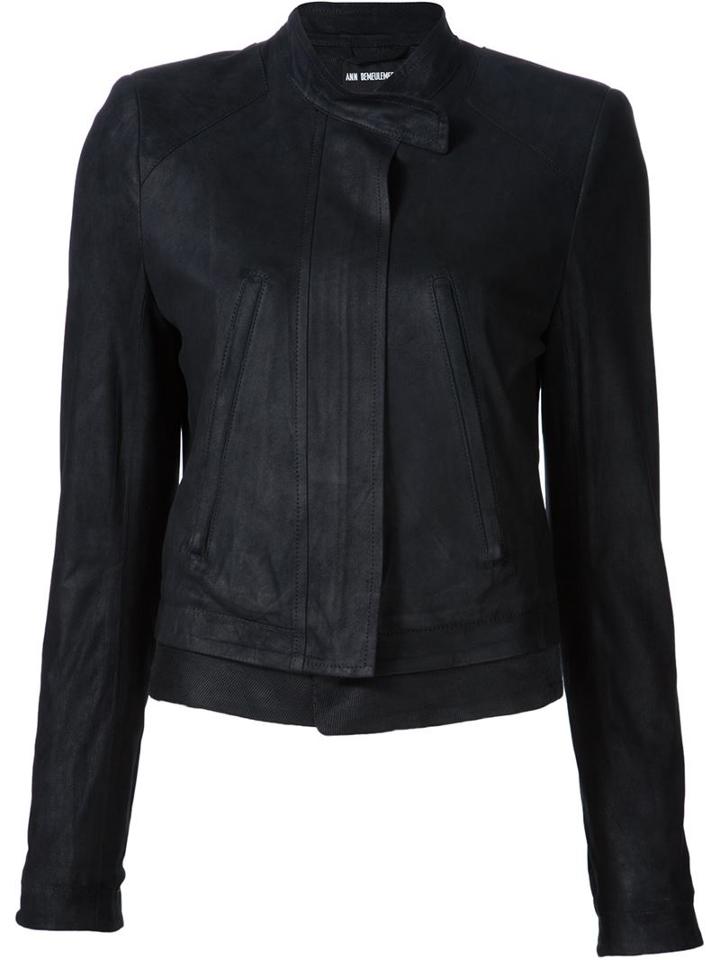 Ann Demeulemeester 'angelina' Jacket, Women's, Size: 40, Black, Leather