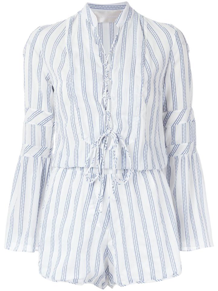 Lilly Sarti Striped Jumpsuit - White