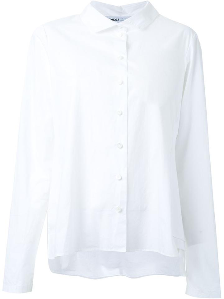 Rundholz Classic Shirt, Women's, Size: Medium, White, Cotton
