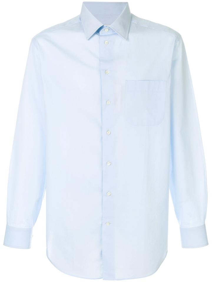Armani Collezioni Classic Buttoned Shirt - Blue