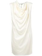 Lanvin - Draped Dress - Women - Acetate/viscose - 40, Women's, White, Acetate/viscose