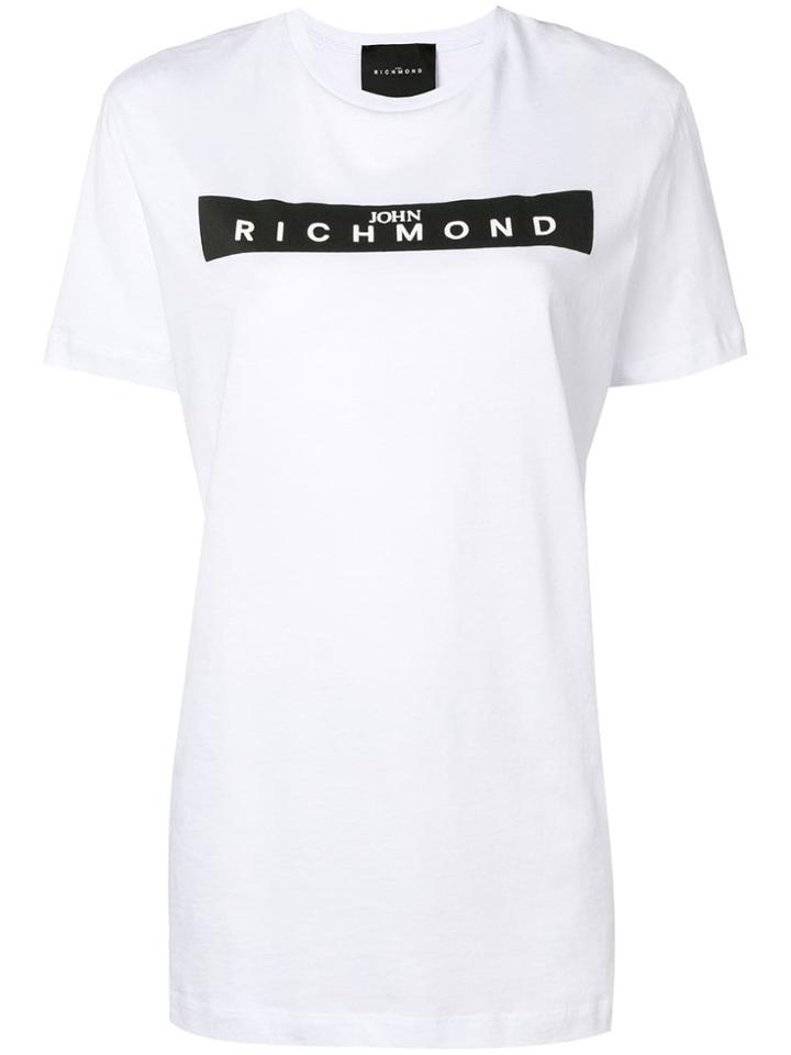 John Richmond Studded Logo T-shirt - White