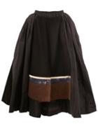 Undercover Elastic Waistband Full Skirt