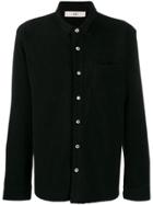 Séfr Bathrobe Slim-fit Shirt - Black