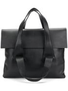 No/an Multi-strap Flap Tote - Black