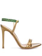 Gianvito Rossi Rhinestone-embellished Sandals - Gold