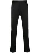 Les Hommes Tailored Slim Trousers - Black