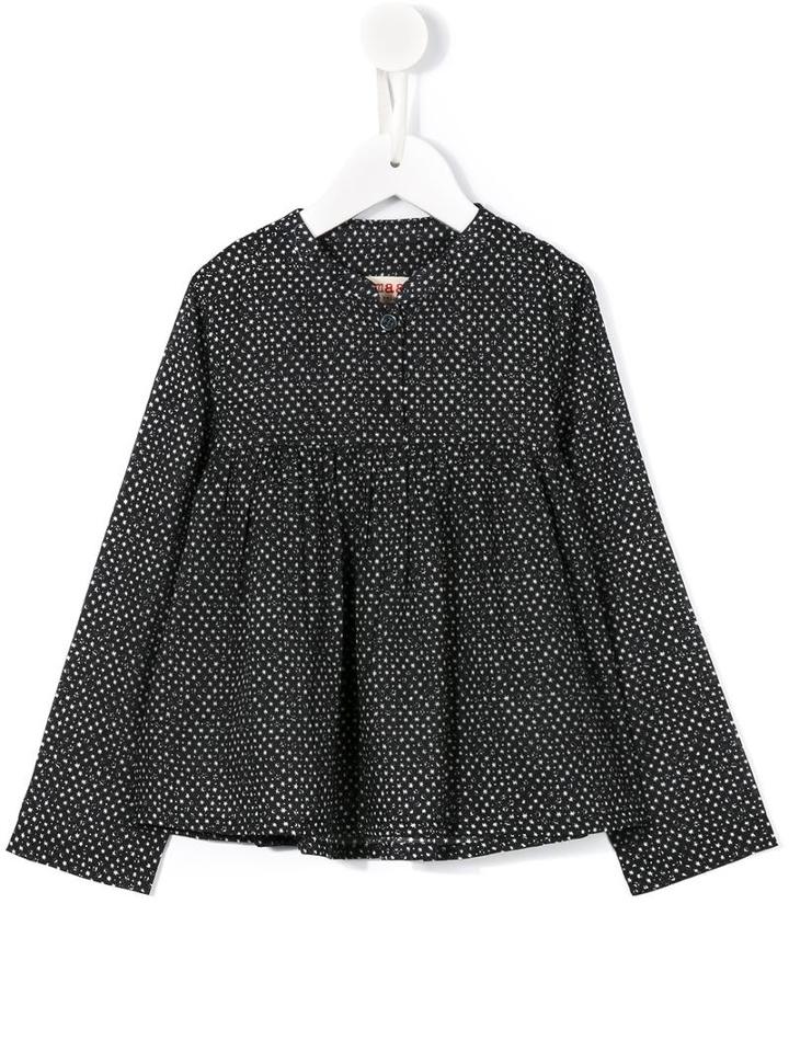 Maan Star Print Top, Kids Unisex, Size: 6 Yrs, Blue, Cotton