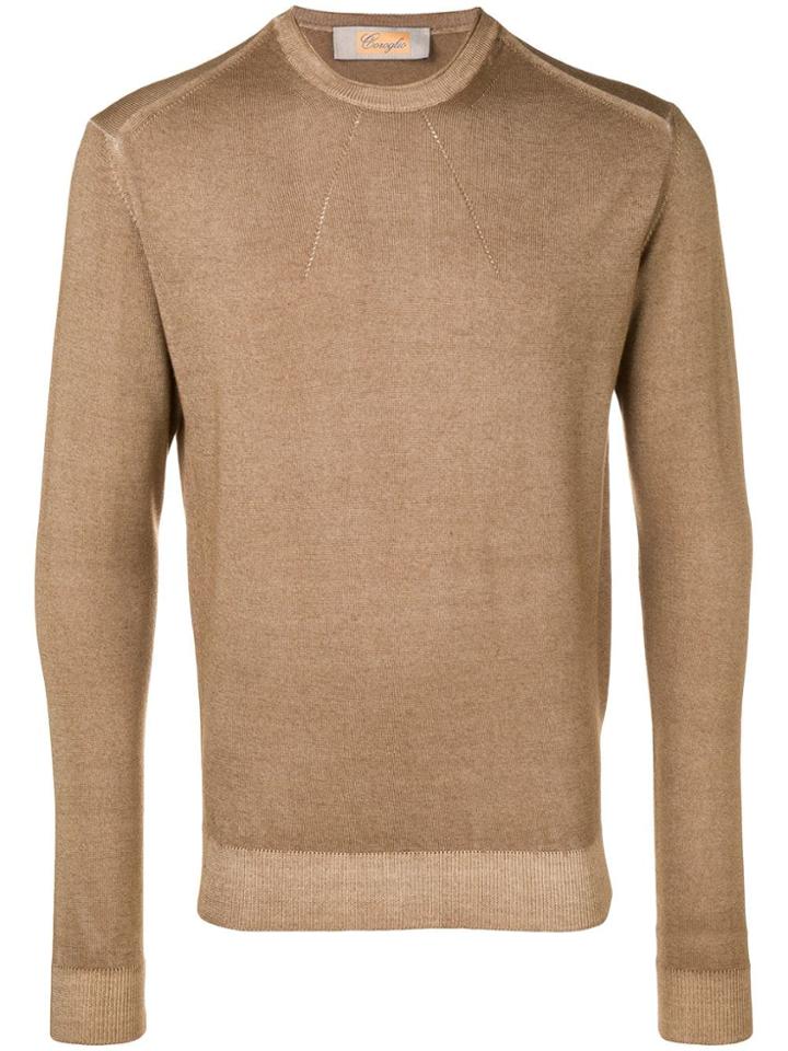 Entre Amis Round Neck Sweater - Neutrals